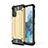Silikon Hülle Handyhülle und Kunststoff Schutzhülle Hartschalen Tasche WL1 für Samsung Galaxy A32 4G Gold