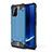 Silikon Hülle Handyhülle und Kunststoff Schutzhülle Hartschalen Tasche WL1 für Samsung Galaxy A91 Blau