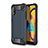 Silikon Hülle Handyhülle und Kunststoff Schutzhülle Hartschalen Tasche WL1 für Samsung Galaxy M01 Königs Blau