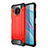 Silikon Hülle Handyhülle und Kunststoff Schutzhülle Hartschalen Tasche WL1 für Xiaomi Mi 10T Lite 5G Rot