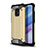 Silikon Hülle Handyhülle und Kunststoff Schutzhülle Hartschalen Tasche WL1 für Xiaomi Redmi 10X 5G Gold