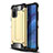Silikon Hülle Handyhülle und Kunststoff Schutzhülle Hartschalen Tasche WL1 für Xiaomi Redmi Note 10 4G Gold