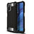 Silikon Hülle Handyhülle und Kunststoff Schutzhülle Hartschalen Tasche WL1 für Xiaomi Redmi Note 10 4G Schwarz