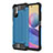 Silikon Hülle Handyhülle und Kunststoff Schutzhülle Hartschalen Tasche WL1 für Xiaomi Redmi Note 10 5G Blau