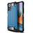 Silikon Hülle Handyhülle und Kunststoff Schutzhülle Hartschalen Tasche WL1 für Xiaomi Redmi Note 10 Pro 4G Blau