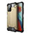 Silikon Hülle Handyhülle und Kunststoff Schutzhülle Hartschalen Tasche WL1 für Xiaomi Redmi Note 10 Pro 5G Gold