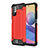 Silikon Hülle Handyhülle und Kunststoff Schutzhülle Hartschalen Tasche WL1 für Xiaomi Redmi Note 10T 5G Rot