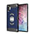 Silikon Hülle Handyhülle und Kunststoff Schutzhülle Tasche Magnetisch für Samsung Galaxy Note 10 Plus Blau