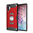 Silikon Hülle Handyhülle und Kunststoff Schutzhülle Tasche Magnetisch für Samsung Galaxy Note 10 Plus Rot
