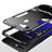 Silikon Hülle Handyhülle und Kunststoff Schutzhülle Tasche mit Fingerring Ständer für Oppo A7