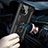 Silikon Hülle Handyhülle und Kunststoff Schutzhülle Tasche mit Magnetisch Fingerring Ständer R02 für Xiaomi Mi 11 Lite 5G