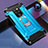 Silikon Hülle Handyhülle und Kunststoff Schutzhülle Tasche mit Magnetisch Ständer H01 für Huawei Mate 20 X 5G