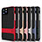 Silikon Hülle Handyhülle und Kunststoff Schutzhülle Tasche mit Ständer A01 für Apple iPhone 11 Pro Max