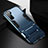 Silikon Hülle Handyhülle und Kunststoff Schutzhülle Tasche mit Ständer R01 für Huawei P40 Lite 5G Blau