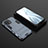 Silikon Hülle Handyhülle und Kunststoff Schutzhülle Tasche mit Ständer R03 für Xiaomi Mi 11 Lite 5G Blau