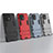 Silikon Hülle Handyhülle und Kunststoff Schutzhülle Tasche mit Ständer R03 für Xiaomi Mi 11 Lite 5G NE