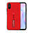 Silikon Hülle Handyhülle und Kunststoff Schutzhülle Tasche mit Ständer R05 für Xiaomi Redmi 9i Rot