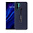 Silikon Hülle Handyhülle und Kunststoff Schutzhülle Tasche mit Ständer T01 für Huawei P30 Pro Blau