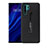 Silikon Hülle Handyhülle und Kunststoff Schutzhülle Tasche mit Ständer T01 für Huawei P30 Pro Schwarz