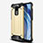 Silikon Hülle Handyhülle und Kunststoff Schutzhülle Tasche R01 für Xiaomi Redmi 10X 4G Gold