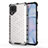Silikon Hülle Handyhülle und Kunststoff Schutzhülle Tasche R02 für Huawei P40 Lite Weiß