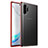 Silikon Hülle Handyhülle und Kunststoff Schutzhülle Tasche R03 für Samsung Galaxy Note 10 Plus Rot