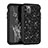 Silikon Hülle Handyhülle und Kunststoff Schutzhülle Tasche Vorder und Rückseite 360 Grad Bling-Bling für Apple iPhone 11 Pro Max Schwarz