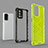 Silikon Schutzhülle Rahmen Tasche Hülle Durchsichtig Transparent 360 Grad Ganzkörper AM1 für Oppo Reno6 Lite