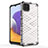 Silikon Schutzhülle Rahmen Tasche Hülle Durchsichtig Transparent 360 Grad Ganzkörper AM1 für Samsung Galaxy F42 5G
