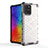 Silikon Schutzhülle Rahmen Tasche Hülle Durchsichtig Transparent 360 Grad Ganzkörper AM1 für Samsung Galaxy S10 Lite