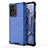 Silikon Schutzhülle Rahmen Tasche Hülle Durchsichtig Transparent 360 Grad Ganzkörper AM1 für Xiaomi Mi 11T Pro 5G Blau