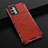Silikon Schutzhülle Rahmen Tasche Hülle Durchsichtig Transparent 360 Grad Ganzkörper AM2 für Oppo K9 Pro 5G Rot