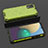 Silikon Schutzhülle Rahmen Tasche Hülle Durchsichtig Transparent 360 Grad Ganzkörper AM2 für Samsung Galaxy A03 Core Grün