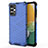 Silikon Schutzhülle Rahmen Tasche Hülle Durchsichtig Transparent 360 Grad Ganzkörper AM2 für Samsung Galaxy A13 4G Blau