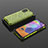 Silikon Schutzhülle Rahmen Tasche Hülle Durchsichtig Transparent 360 Grad Ganzkörper AM2 für Samsung Galaxy A31 Grün
