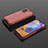 Silikon Schutzhülle Rahmen Tasche Hülle Durchsichtig Transparent 360 Grad Ganzkörper AM2 für Samsung Galaxy A31 Rot
