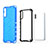 Silikon Schutzhülle Rahmen Tasche Hülle Durchsichtig Transparent 360 Grad Ganzkörper AM2 für Samsung Galaxy A70S