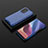 Silikon Schutzhülle Rahmen Tasche Hülle Durchsichtig Transparent 360 Grad Ganzkörper AM2 für Xiaomi Poco F3 5G Blau