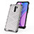 Silikon Schutzhülle Rahmen Tasche Hülle Durchsichtig Transparent 360 Grad Ganzkörper AM2 für Xiaomi Redmi 9