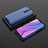 Silikon Schutzhülle Rahmen Tasche Hülle Durchsichtig Transparent 360 Grad Ganzkörper AM2 für Xiaomi Redmi 9 Blau