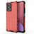Silikon Schutzhülle Rahmen Tasche Hülle Durchsichtig Transparent 360 Grad Ganzkörper AM2 für Xiaomi Redmi Note 11T Pro+ Plus 5G Rot