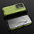 Silikon Schutzhülle Rahmen Tasche Hülle Durchsichtig Transparent 360 Grad Ganzkörper AM3 für Oppo Reno9 Pro+ Plus 5G Grün