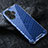 Silikon Schutzhülle Rahmen Tasche Hülle Durchsichtig Transparent 360 Grad Ganzkörper AM3 für Xiaomi Poco F3 GT 5G Blau