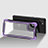 Silikon Schutzhülle Rahmen Tasche Hülle Durchsichtig Transparent 360 Grad Ganzkörper für Samsung Galaxy Note 10 Lite Violett