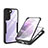 Silikon Schutzhülle Rahmen Tasche Hülle Durchsichtig Transparent 360 Grad Ganzkörper für Samsung Galaxy S22 5G