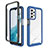 Silikon Schutzhülle Rahmen Tasche Hülle Durchsichtig Transparent 360 Grad Ganzkörper JX1 für Samsung Galaxy A23 4G