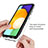 Silikon Schutzhülle Rahmen Tasche Hülle Durchsichtig Transparent 360 Grad Ganzkörper JX1 für Samsung Galaxy A52 5G