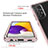 Silikon Schutzhülle Rahmen Tasche Hülle Durchsichtig Transparent 360 Grad Ganzkörper JX1 für Samsung Galaxy A72 5G