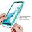 Silikon Schutzhülle Rahmen Tasche Hülle Durchsichtig Transparent 360 Grad Ganzkörper JX2 für Samsung Galaxy A23 5G