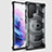 Silikon Schutzhülle Rahmen Tasche Hülle Durchsichtig Transparent 360 Grad Ganzkörper M05 für Samsung Galaxy S21 Ultra 5G